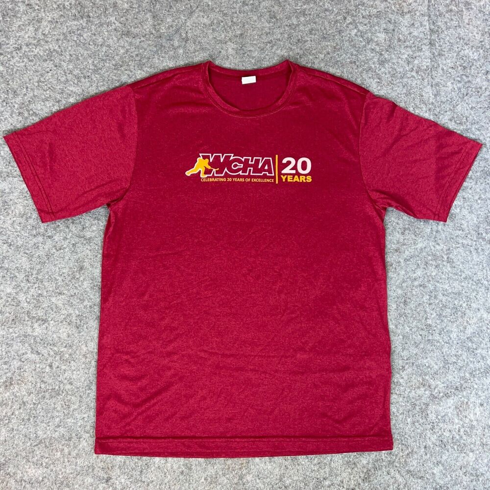 WHCA Mens Shirt Small Red Short Sleeve Tee Sports‎ Casual Top NCAA Ice Hockey
